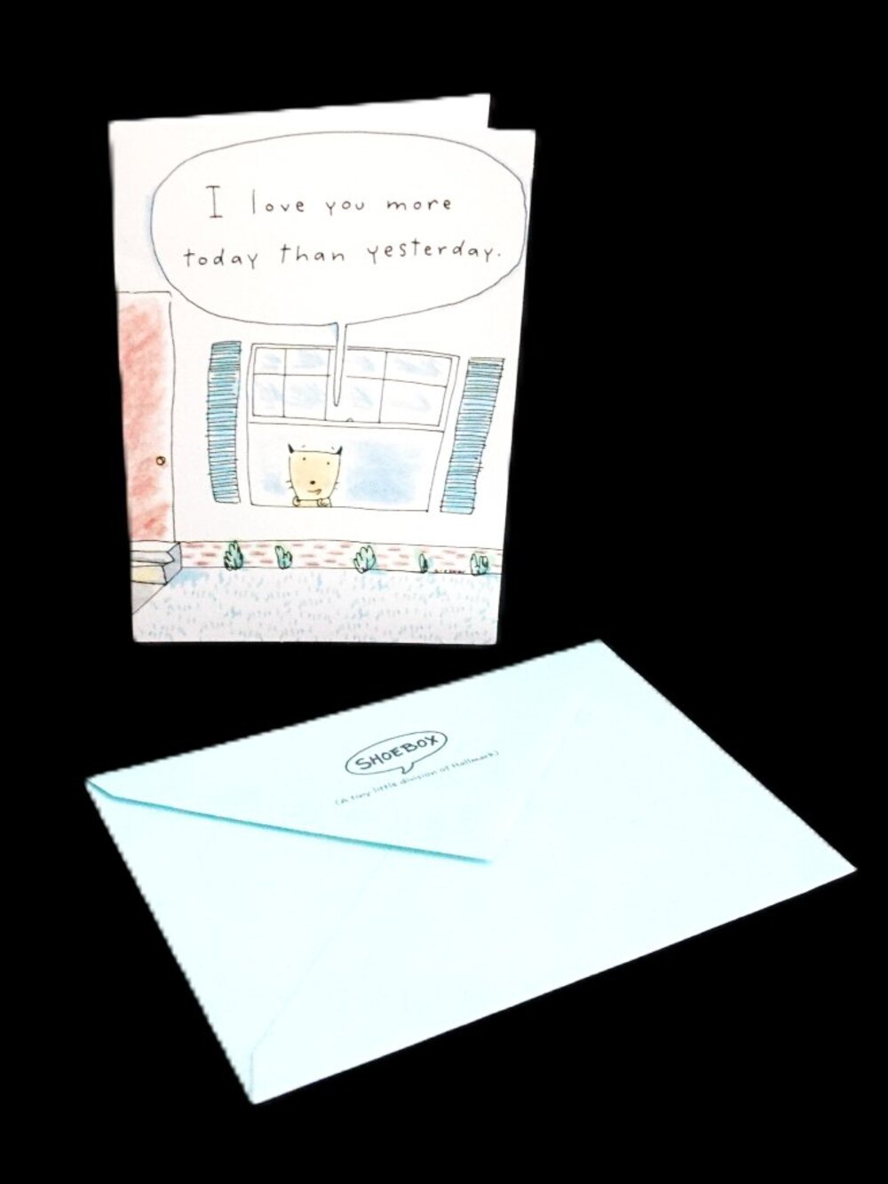 Shoebox Vintage Hallmark Love Comic Greeting Note Card